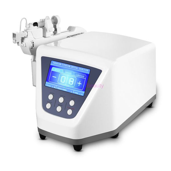 vanadium-titanium metal water mesotherapy gun meso with 25 nano pins anti-aging and skin whitening, Black;white
vanadium-titanium metal water mesotherapy gun meso with 25 nano pins anti-aging and skin whitening, Black;white