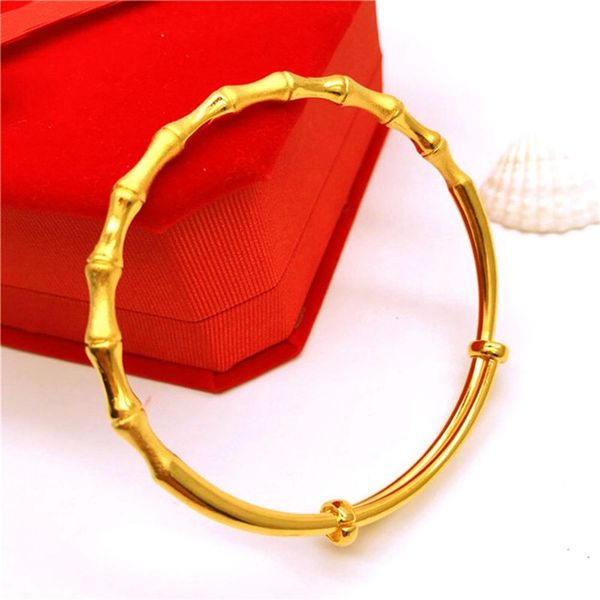 bamboo design womens bangle adjustable 18k yellow gold filled solid fashion bracelet gift dia 6cm statement accessories, Black
bamboo design womens bangle adjustable 18k yellow gold filled solid fashion bracelet gift dia 6cm statement accessories, Black