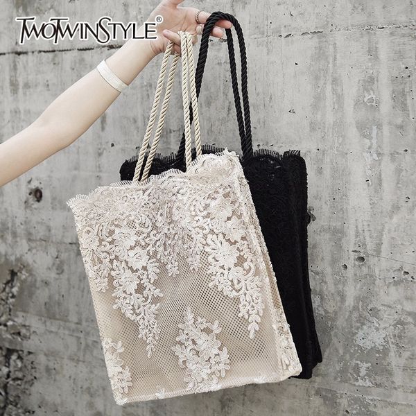 twotwinstyle summer lace belt with bag female grid embroidery handbag square package for women 2018 fashion vintage accessories s18101807, Black;brown
twotwinstyle summer lace belt with bag female grid embroidery handbag square package for women 2018 fashion vintage accessories s18101807, Black;brown