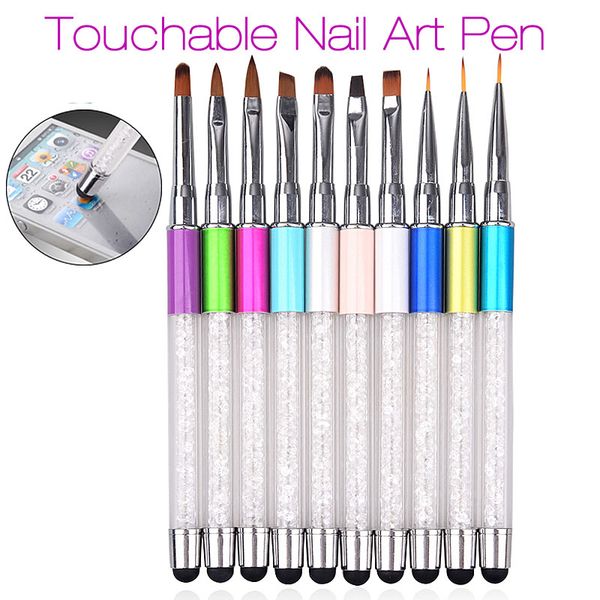 wholesale- new nail apen screen touchable quartz metal acrylic handle carving liquid salon diy liner nail brush with cap 2016, Yellow
wholesale- new nail apen screen touchable quartz metal acrylic handle carving liquid salon diy liner nail brush with cap 2016, Yellow
