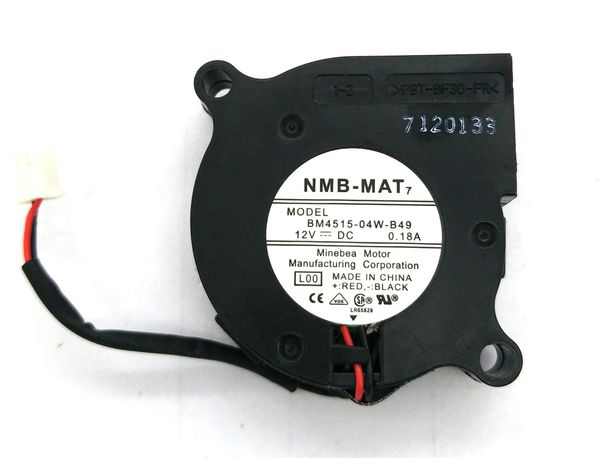 new original nmb bm4515-04w-b49 dc12v 0.18a 45x15mm 2lines projector cooling fan blower
new original nmb bm4515-04w-b49 dc12v 0.18a 45x15mm 2lines projector cooling fan blower