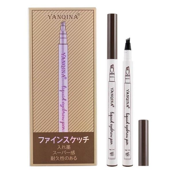 New makeup brand yanqina liquid eyebrow pen eyebrow enhancer 3 color double head eyebrow enhancer waterproof dhl hipping
New makeup brand yanqina liquid eyebrow pen eyebrow enhancer 3 color double head eyebrow enhancer waterproof dhl hipping