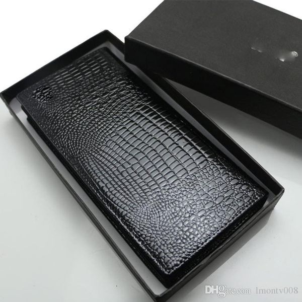 New men luxury popular the fashion business MB genuine leather business card case bag vintage aligator print long wallet, Red;black
New men luxury popular the fashion business MB genuine leather business card case bag vintage aligator print long wallet, Red;black
