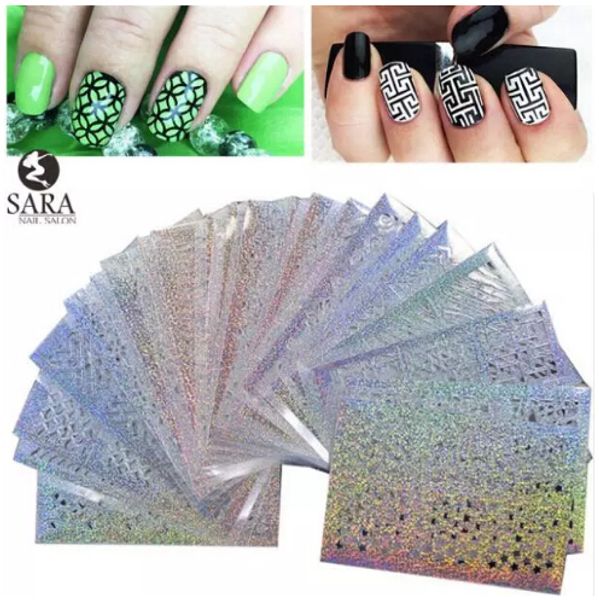 nail salon 24sheets vinyls print nail art diy stencil stickers for 3d nails leaser template stickers supplies, Black
nail salon 24sheets vinyls print nail art diy stencil stickers for 3d nails leaser template stickers supplies, Black
