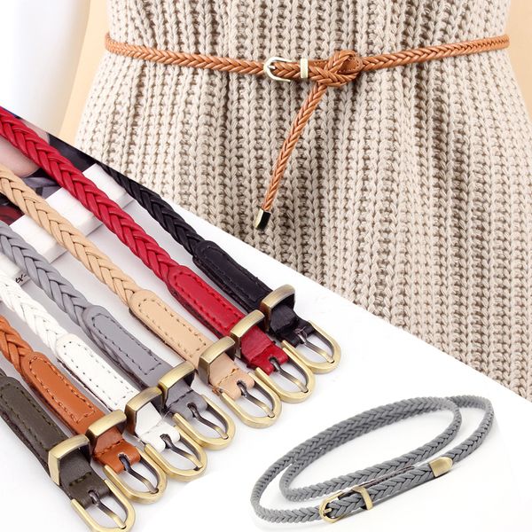 women's hand knitting belt buckle retro casual waist rope decoration wholesale, Black;brown
women's hand knitting belt buckle retro casual waist rope decoration wholesale, Black;brown