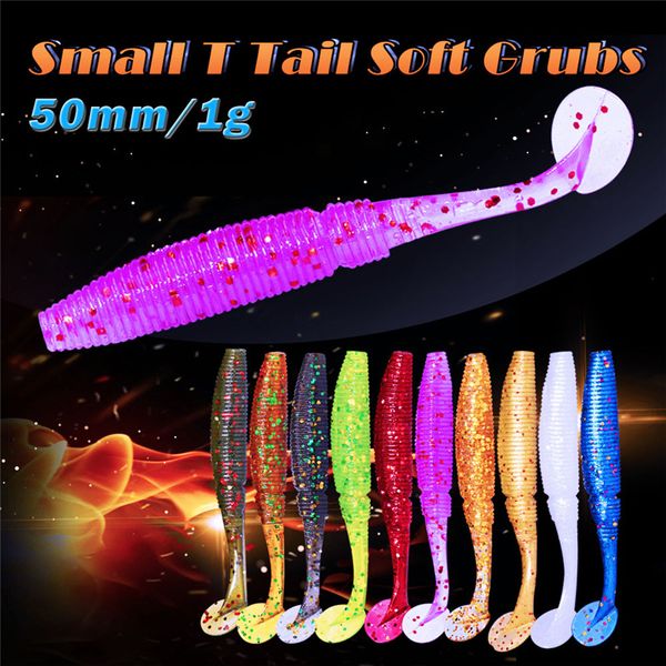 small t tail soft grubs bait 5cm 1g 15cm/lot colorful realistic artificial worms fishing lure
small t tail soft grubs bait 5cm 1g 15cm/lot colorful realistic artificial worms fishing lure