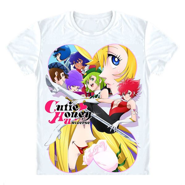 cutie honey universe t-shirts short sleeve shirts anime honey in various costumes honey kisaragi kisaragi hani cosplay shirt, White;black
cutie honey universe t-shirts short sleeve shirts anime honey in various costumes honey kisaragi kisaragi hani cosplay shirt, White;black