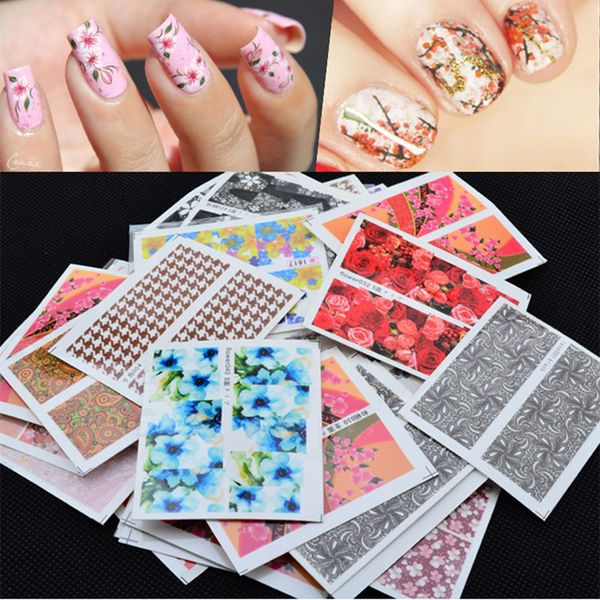 50 sheets flower water decal rose starry sky mixed manicure nail art transfer sticker watermark decals diy nail art decoration, Black
50 sheets flower water decal rose starry sky mixed manicure nail art transfer sticker watermark decals diy nail art decoration, Black