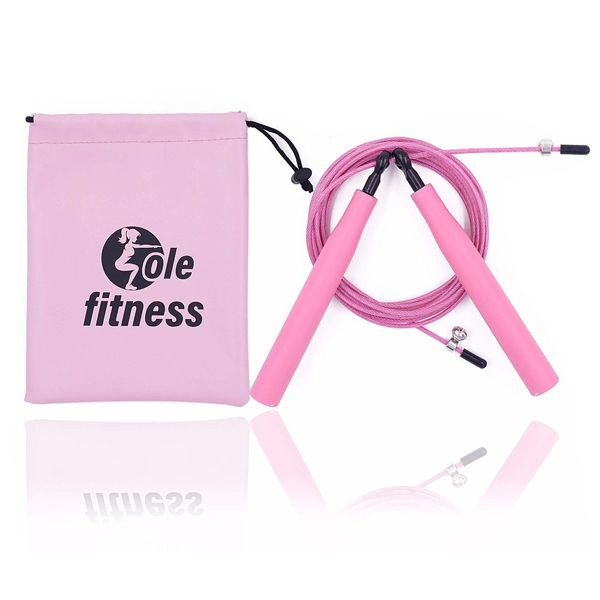 3m length adjustable crossfit bearing skipping rope with pu bag speed jump rope training boxing gym fitness exercise equipment
3m length adjustable crossfit bearing skipping rope with pu bag speed jump rope training boxing gym fitness exercise equipment