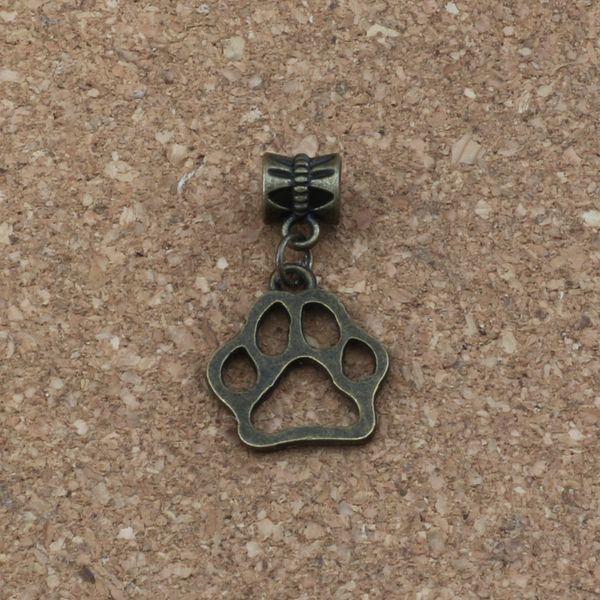 100pcs/lot dangle ancient bronze hollow paw print charm big hole beads fit european charm bracelet jewelry 16.8x30.5mm a-333a, Bronze;silver
100pcs/lot dangle ancient bronze hollow paw print charm big hole beads fit european charm bracelet jewelry 16.8x30.5mm a-333a, Bronze;silver