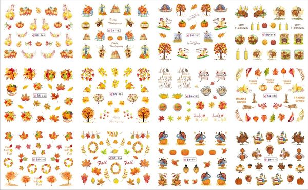 upreego 12 packs / lot nail art beauty water decal slider nail sticker red leaf maple tree bear vein autumn bn361-372, Black
upreego 12 packs / lot nail art beauty water decal slider nail sticker red leaf maple tree bear vein autumn bn361-372, Black