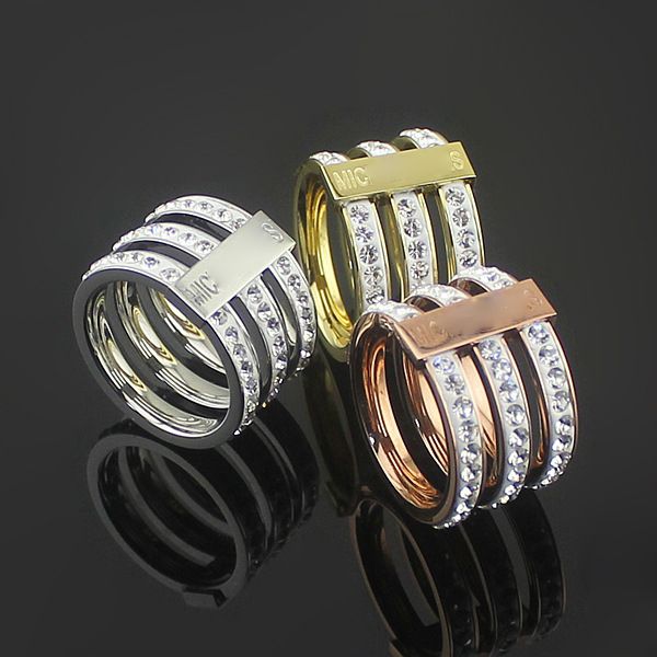 fashion jewerly 316l titanium steel 18k gold plated gold tricyclic for lovers wedding rings rose gold fine jewelry, Silver
fashion jewerly 316l titanium steel 18k gold plated gold tricyclic for lovers wedding rings rose gold fine jewelry, Silver