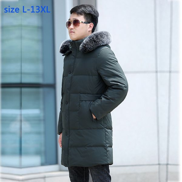 new down jacket men real wool collar thicker filler480g white duck down casual super large plus size l-11xl12xl13xl, Black
new down jacket men real wool collar thicker filler480g white duck down casual super large plus size l-11xl12xl13xl, Black