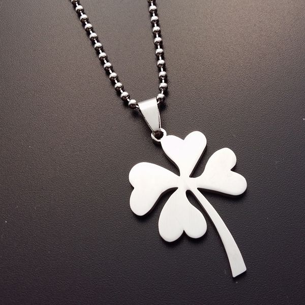 1pcs stainless steel lucky clover charm pendant necklace petal flowers grass simple plant amulet woman mother men's family gifts jewelr, Silver
1pcs stainless steel lucky clover charm pendant necklace petal flowers grass simple plant amulet woman mother men's family gifts jewelr, Silver