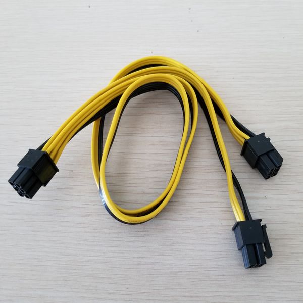 видеокарта 6pin-dual 6pin sever кабель питания для btc miner diy
