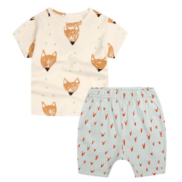 pure cotton boy clothing summer casual suits lovely animal printed cotton short sleeve shirt short pants, White
pure cotton boy clothing summer casual suits lovely animal printed cotton short sleeve shirt short pants, White