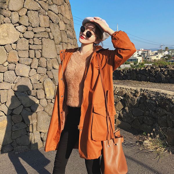 fashion casual trench coat for women full sleeve wide-waisted women coats office lady european autumn wind breaker, Tan;black
fashion casual trench coat for women full sleeve wide-waisted women coats office lady european autumn wind breaker, Tan;black