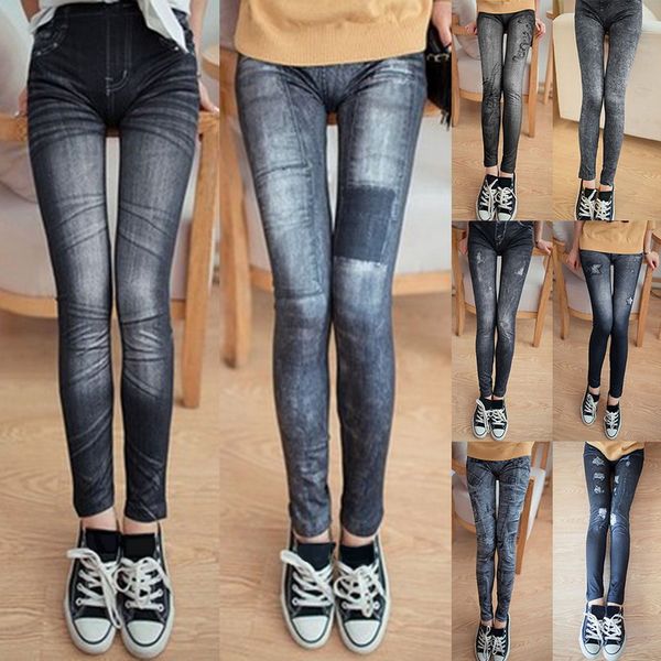 new fashion women pants fitness leggings high waist floral print casual elastic faux denim leggins slim pencil pants, Black;white
new fashion women pants fitness leggings high waist floral print casual elastic faux denim leggins slim pencil pants, Black;white