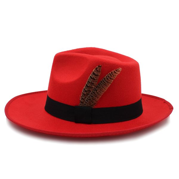 fashion women felt fascinator fedora hat winter autumn wide brim jazz hat gentleman sombrero panama size 58, Blue;gray
fashion women felt fascinator fedora hat winter autumn wide brim jazz hat gentleman sombrero panama size 58, Blue;gray