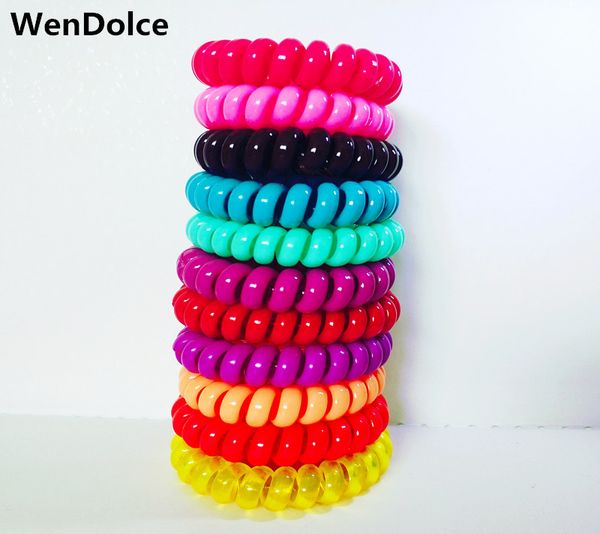 10 pcs fashion 5cm telephone wire elastic silicone rubber bands spring gum hair donut hairband accessories cintillos women girls
10 pcs fashion 5cm telephone wire elastic silicone rubber bands spring gum hair donut hairband accessories cintillos women girls
