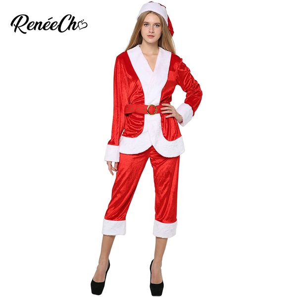 2019 new lady santa claus costume christmas costume woman sweet santa jacket pants belt hat 4 pieces full set, Black;red
2019 new lady santa claus costume christmas costume woman sweet santa jacket pants belt hat 4 pieces full set, Black;red