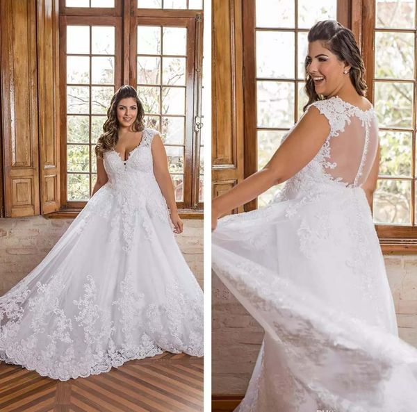 пользовательские кружева плюс размер свадебные платья 2018 года с аппликациями v образным вырезом суд поезд a line свадебные платья, White
пользовательские кружева плюс размер свадебные платья 2018 года с аппликациями v образным вырезом суд поезд a line свадебные платья, White