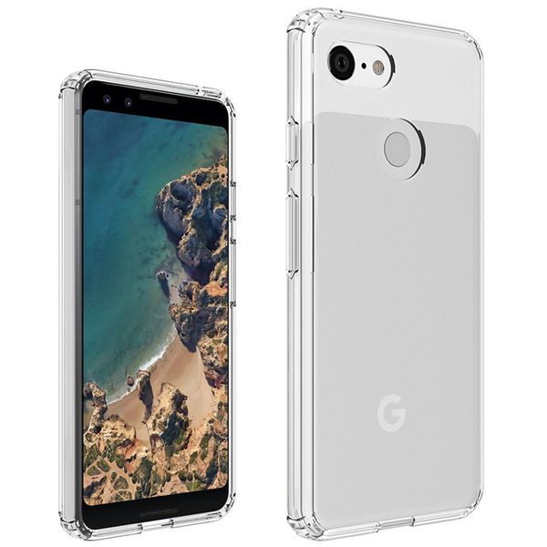 For google pixel 3a ca e clear hybrid oft tpu hard pc back cover cell phone ca e for google pixel 3 xl For google pixel 3a ca e clear hybrid oft tpu hard pc back cover cell phone ca e for google pixel 3 xl