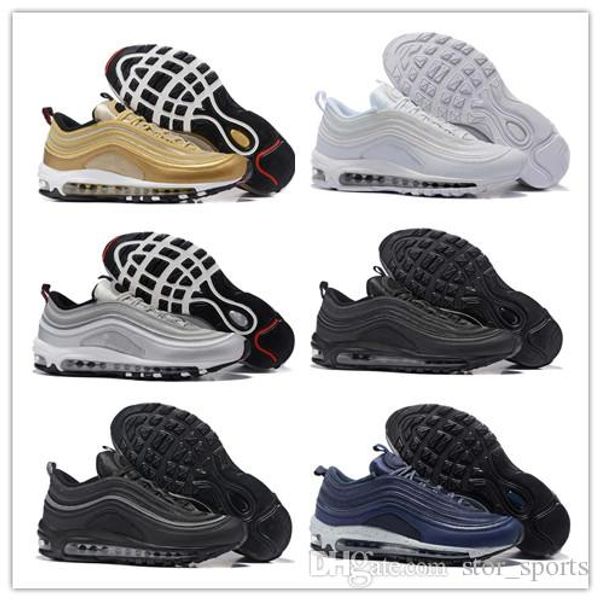 2018 97 OG Tripel White Metallic Gold Silver Bullet WHITE 3M Premium Running Shoes Men Women Sport Shoes Sneakers With Box
2018 97 OG Tripel White Metallic Gold Silver Bullet WHITE 3M Premium Running Shoes Men Women Sport Shoes Sneakers With Box