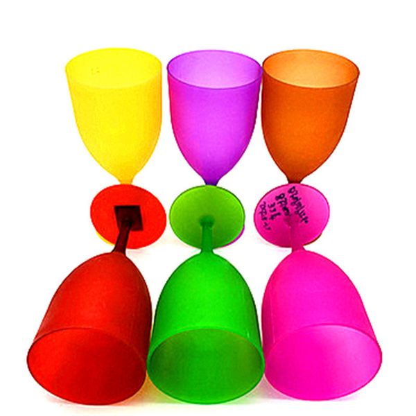 6pcs/set colorful plastic goblet wine standing cups pp plastic wine glasses drinkware
6pcs/set colorful plastic goblet wine standing cups pp plastic wine glasses drinkware