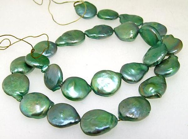 new arriver loose pearl jewellery,coin freshwater pearl green color 13-15mm beads full strands 15'' diy jewelry for women, White
new arriver loose pearl jewellery,coin freshwater pearl green color 13-15mm beads full strands 15'' diy jewelry for women, White