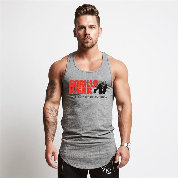 2018 new gyms gorilla wear tank mens bodybuilding tank stringer fitness men singlets tankprinted clothes, White;black
2018 new gyms gorilla wear tank mens bodybuilding tank stringer fitness men singlets tankprinted clothes, White;black