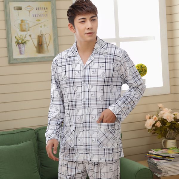 new autumn pyjamas men print casual cotton sleepwear mens lounge wear loungewear pajamas pants set size l-xl sleepwear sets, Black;brown
new autumn pyjamas men print casual cotton sleepwear mens lounge wear loungewear pajamas pants set size l-xl sleepwear sets, Black;brown