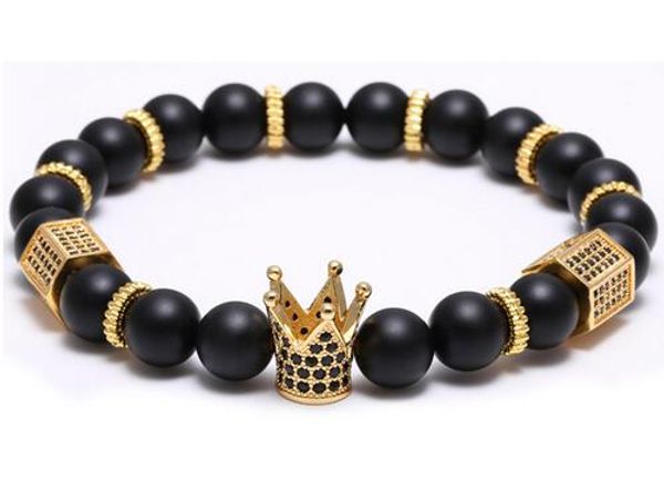8mm natural stone bracelets men micro inlay zircon black gun crown & matt onyx charm bracelet women
8mm natural stone bracelets men micro inlay zircon black gun crown & matt onyx charm bracelet women