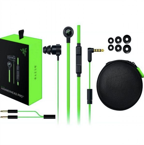 Razer Hammerhead Pro V2 Headphone in ear earphone With Microphone With Retail Box In Ear Gaming headsets Noise Isolation Stereo Bass 3.5mm
Razer Hammerhead Pro V2 Headphone in ear earphone With Microphone With Retail Box In Ear Gaming headsets Noise Isolation Stereo Bass 3.5mm