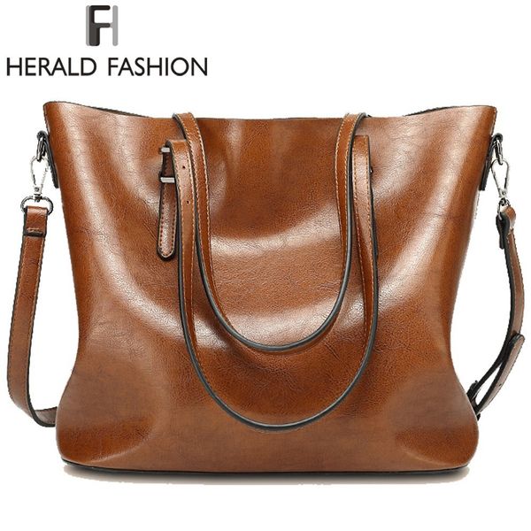 herald fashion women's handbags pu leather female shoulder bags large capacity casual tote bag ladies' shopping bag
herald fashion women's handbags pu leather female shoulder bags large capacity casual tote bag ladies' shopping bag