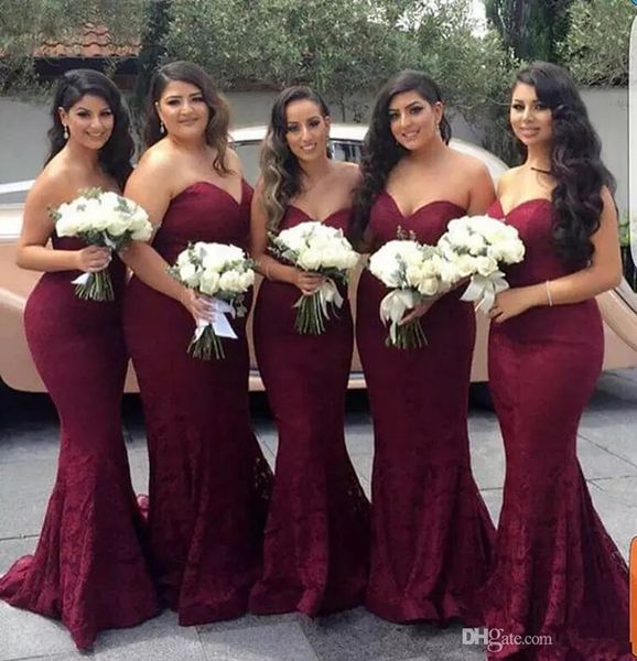 burgundy lace mermaid long bridesmaid dresses 2019 wine maid of honor wedding guest dress prom party gowns, White;pink
burgundy lace mermaid long bridesmaid dresses 2019 wine maid of honor wedding guest dress prom party gowns, White;pink
