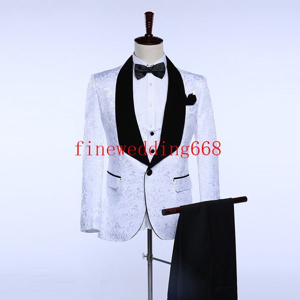 and fine jacquard cool custom color wedding groom tuxedos men suits wedding/prom/dinner man blazer(jacket+tie+vest+pants, Black;gray
and fine jacquard cool custom color wedding groom tuxedos men suits wedding/prom/dinner man blazer(jacket+tie+vest+pants, Black;gray