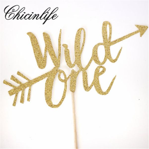 chicinlife gold glitter wild one first happy birthday boy/girl cake cupcake ers kids party baby shower decorations supplies
chicinlife gold glitter wild one first happy birthday boy/girl cake cupcake ers kids party baby shower decorations supplies