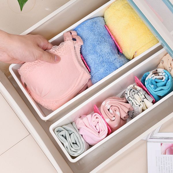 adjustable plastic stretch clapboard drawer divider partition underwear storage organizer diy home tableware storage racks
adjustable plastic stretch clapboard drawer divider partition underwear storage organizer diy home tableware storage racks