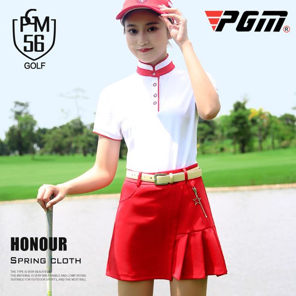 2018 golf sport suit breathable sunscreen short sleeve shirt + skirt summer quick-drying golf tennis sportwear for women aa60488, Black;blue
2018 golf sport suit breathable sunscreen short sleeve shirt + skirt summer quick-drying golf tennis sportwear for women aa60488, Black;blue