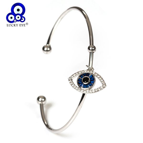 lucky eye blue evil eye bangle bracelet titanium steel open bangle women girl luxury jewelry adjustable ey5161, Black 
lucky eye blue evil eye bangle bracelet titanium steel open bangle women girl luxury jewelry adjustable ey5161, Black