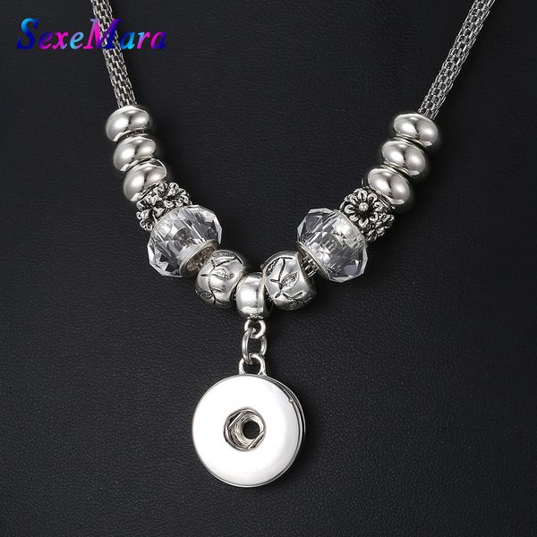 2019 fashion 18mm snaps button bead sweat necklace jewelry with chain fit 18mm snap necklace jewelry for women gifts, Silver
2019 fashion 18mm snaps button bead sweat necklace jewelry with chain fit 18mm snap necklace jewelry for women gifts, Silver