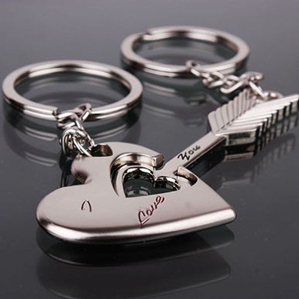 Heart Keychain Metal Keyring Cupid Arrow Couple Key Chain Lovers Keychain Ring Holder Chain For Lovers Birthday Gift Keychain
Heart Keychain Metal Keyring Cupid Arrow Couple Key Chain Lovers Keychain Ring Holder Chain For Lovers Birthday Gift Keychain