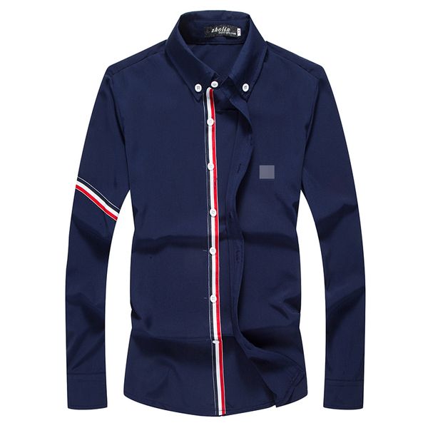 2018 simple hit color solid color fashion men's shirt new dress shirt slim long-sleeved casual business -xxl lkop, White;black 
2018 simple hit color solid color fashion men's shirt new dress shirt slim long-sleeved casual business -xxl lkop, White;black