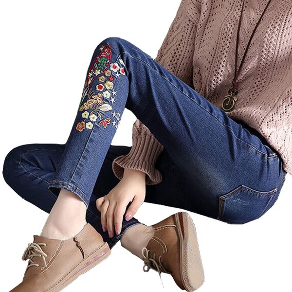 elastic boyfriend for women jeans woman 2018plus size push up skinny jeans slim stretch denim pants with embroidery femme ladies, Blue
elastic boyfriend for women jeans woman 2018plus size push up skinny jeans slim stretch denim pants with embroidery femme ladies, Blue