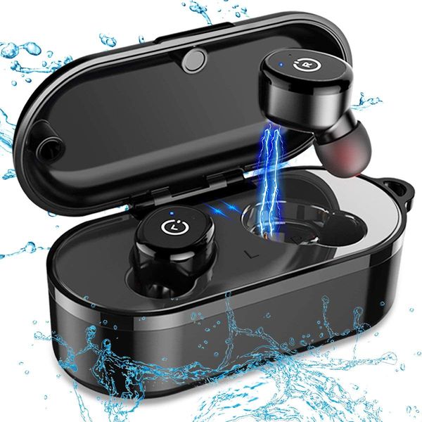 IPX8 Waterproof Bluetooth Headphones ,Wireless Headphones With Mic Car Bluetooth Headset and Wireless Charging Box Bluetooth Earbuds
IPX8 Waterproof Bluetooth Headphones ,Wireless Headphones With Mic Car Bluetooth Headset and Wireless Charging Box Bluetooth Earbuds