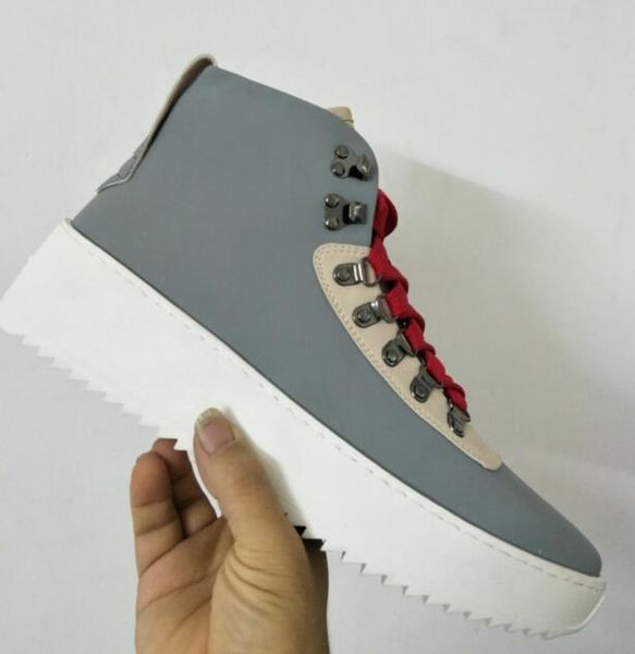 2018 new grey fear of god military sneakers hight army boots men and women fashion shoes martin boots 39-46, Black
2018 new grey fear of god military sneakers hight army boots men and women fashion shoes martin boots 39-46, Black