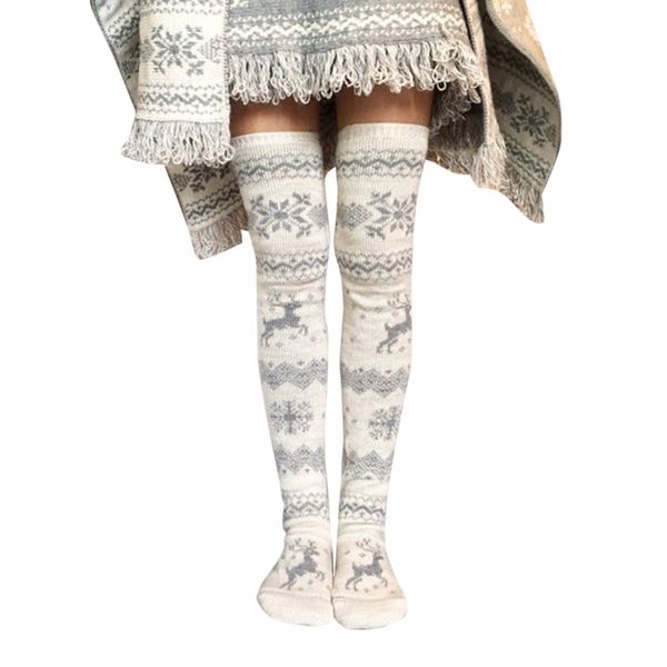 winter warm 1 pair women girls christmas print long stockings thicken thigh high over knee socks sport socks wholesale s10 se7, Black
winter warm 1 pair women girls christmas print long stockings thicken thigh high over knee socks sport socks wholesale s10 se7, Black