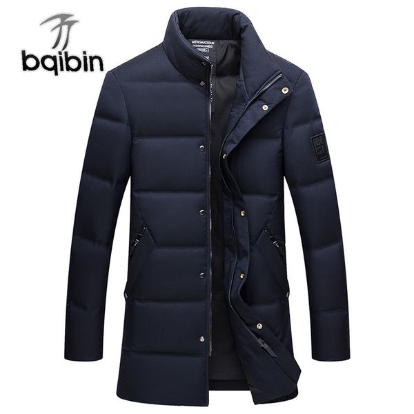men's winter warm long down jacket no cap stand collar thickening men's winter clothing business casual solid color long coat, Black
men's winter warm long down jacket no cap stand collar thickening men's winter clothing business casual solid color long coat, Black