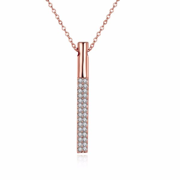 trendy stick bar pendant necklace id micro pave cubic zirconia women chain necklaces rose gold silver pendant collier
trendy stick bar pendant necklace id micro pave cubic zirconia women chain necklaces rose gold silver pendant collier
